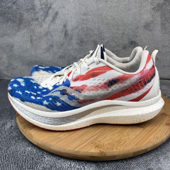 Saucony Endorphin Pro 2 Running Shoes Mens Size 10 USA Flag Colorway S20688-76 - Picture 3 of 10